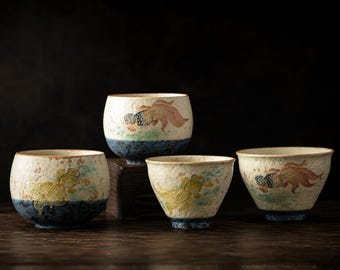 Ceramic Tea Cup, Handmade Porcelain Teacup, Japanese Tea Cup, Tea Tasting Cup, Meditation Cup, Artisan Tea Bowl, Gongfu Tea Cup