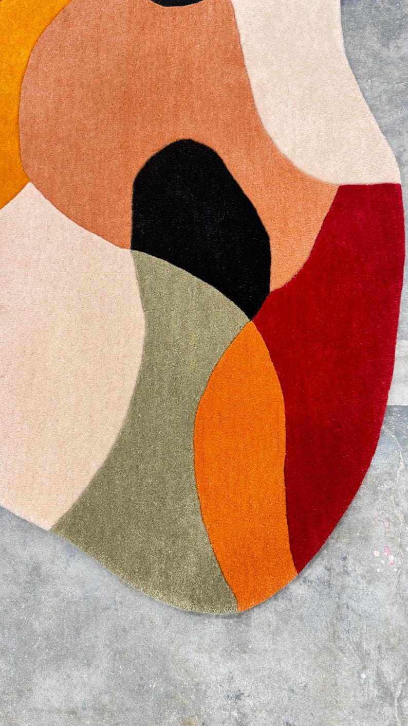Soft Hand Tufted Wool Rug – Contemporary Rust Red Beige Living Room Rug
Designer Abstract Rug – Hand Tufted Rust Beige Carpet for Modern Homes. Modern Statement Rug – Handcrafted Rust & Beige Tufted Area Carpet.
Contemporary Wool Area Rug – Rust Red Beige Luxury Hand Tufted Design.
Minimalist Modern Rug – Hand Tufted Rust Beige Geometric Floor Carpet.