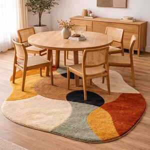Modern Hand Tufted Rug – Rust Beige Red Geometric Carpet for Luxury Interiors
Contemporary Hand Tufted Area Rug in Rust Beige and Red – Designer Floor Carpet