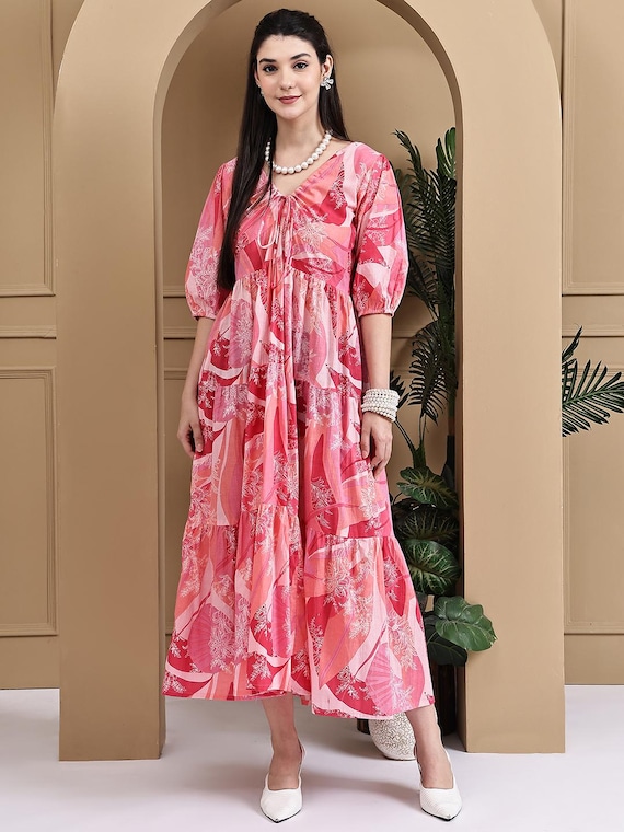 front tie knot maxi dress Latched Mama Front Knot Nursing Maxi Dress, Medium / Black Tie