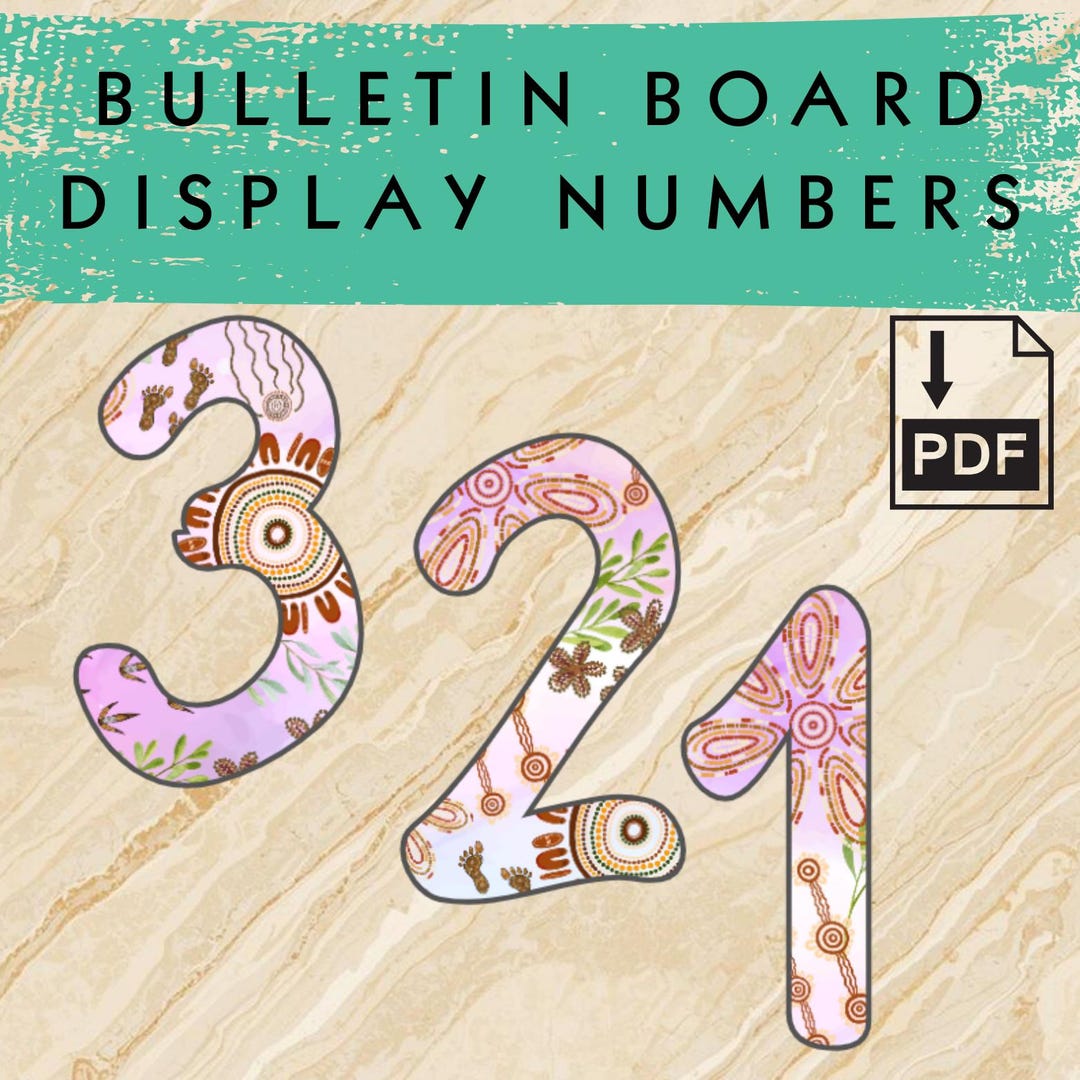 Australian Themed Display Numbers - Etsy Australia