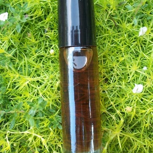 Natural Patchouli Oil Roll On Fragrance 1/3 Ounce Roll on and one oil sample of your choice