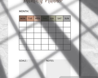 Minimalist Planner Printable