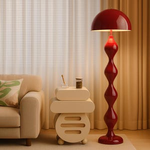 Contemporary Sculptural Floor Lamp - Illuminate Your Space in Style