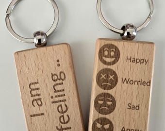 Emotions Keyring: Autism ADHD Communication Aid - Feelings Visual Tool