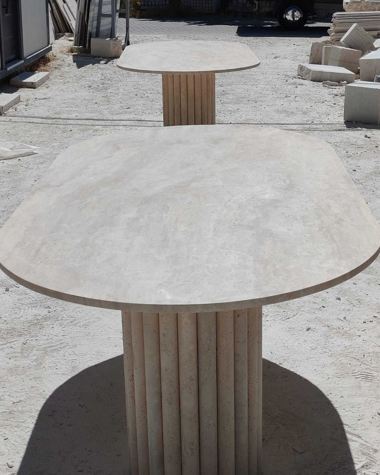 Custom Marble Dining Table – Handcrafted Natural Stone Centerpiece for Home & Living | Made in Turkey 2