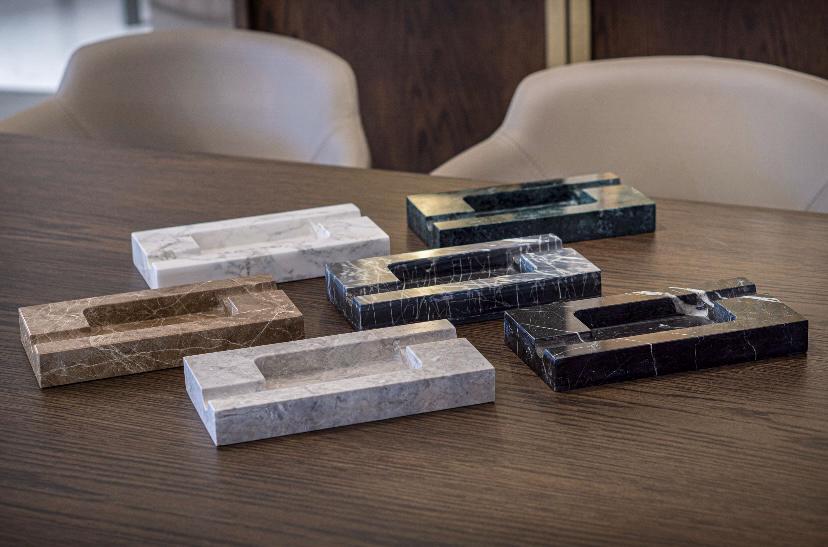 Handmade Rectangular Marble Ashtray – Luxury Natural Stone Cigar & Cigarette Holder, Modern Home - Office Decor accessories 2