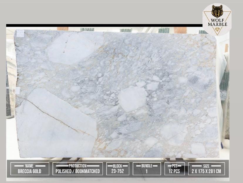 Breccia Gold Marble Slabs – Polished / Bookmatched Natural Stone from Afyon | Luxury Wall & Floor Design