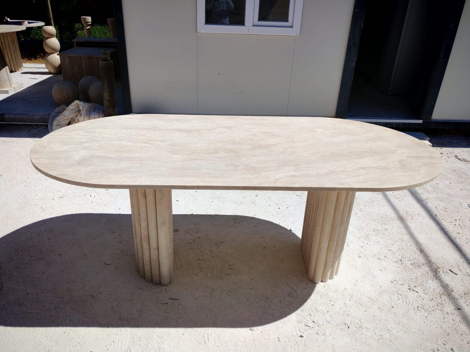 Custom Marble Dining Table – Handcrafted Natural Stone Centerpiece for Home & Living | Made in Turkey
