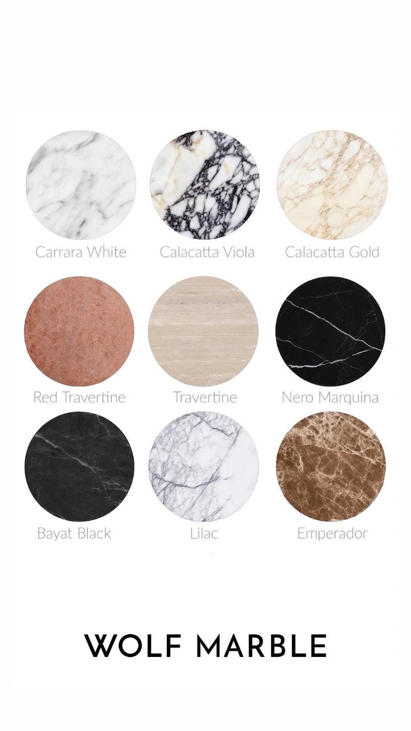 Handcrafted Calacatta Marble Wall-Mount Sink – Luxury Bathroom Vanity Basin (36” x 18” x 8”) 5