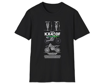 Kawasaki KX450F Motocross T-Shirt, Dirt Bike Rider Gift