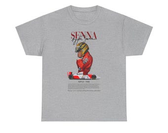 Ayrton Senna T Shirt  Formula 1, McLaren Legend Racing Shirt, Motorsport Heritage Tee, F1 Fan Gift