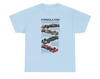 Formula 1 Teams T Shirt, Motorsport Racing Fan, Multi Team Design Gift