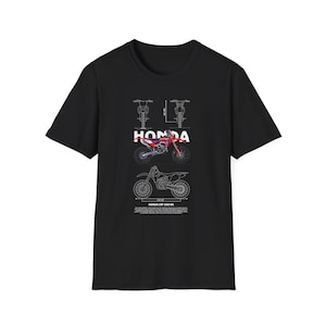 Honda CRF T-Shirt, Vintage Bike Tee, Gift for Bikers, Rider T-Shirt, Unique Motorcycle Lover Shirt