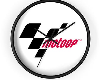 MotoGP Wall Clock – Racing Sports Decor, Motorcycle Enthusiast Gift