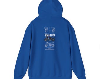 Yamaha R6 Hoodie, Sportbike Enthusiast Apparel