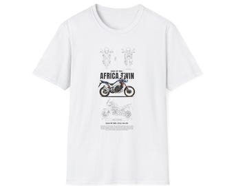Honda Africa Twin T-Shirt, Motorcycle Riding Tee