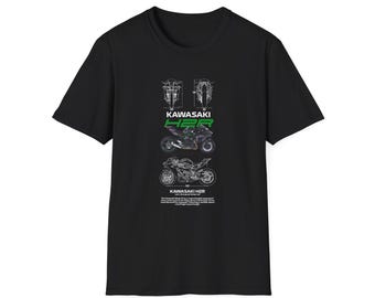 Kawasaki Ninja H2R T-Shirt, Superbike Graphic Tee