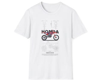 Honda CRF T-Shirt, Rider Tee, Gift for Bikers, Motorcycle Enthusiasts, Birthday Gift