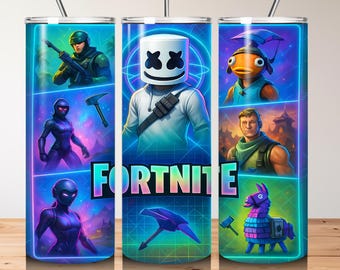 Game Tumbler Wrap PNG, 20 oz Sublimation Design (Digital Download) 1 free gift