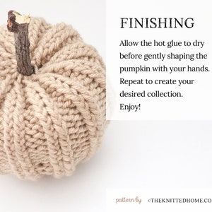 Instant Download PATTERN for Knit Seamless Pumpkin: illustrated tutorial intermediate knit double point needles in the round PDF image 4