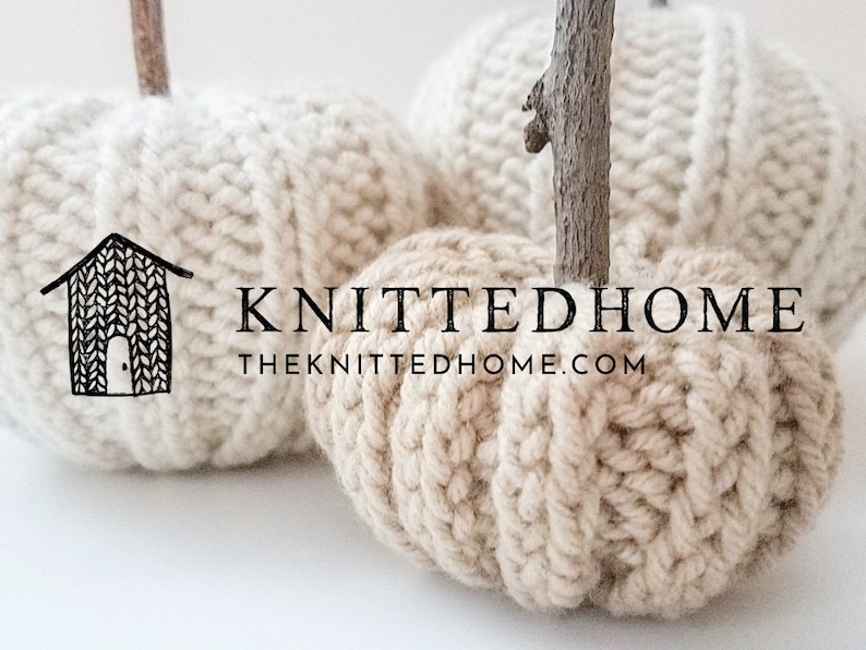 Instant Download PATTERN for Knit Seamless Pumpkin: illustrated tutorial intermediate knit double point needles in the round PDF image 5