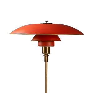 Mid Century Modern Stilnova Style Floor Lamp, 1950s Adjustable Arm Vintage Light