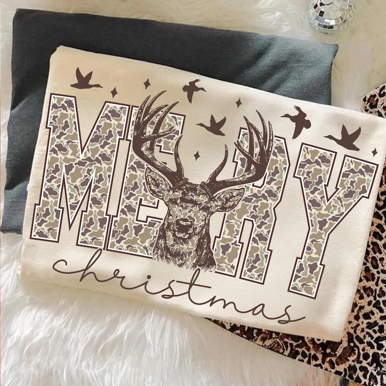 Rustic Buck Holiday Design on a Mug