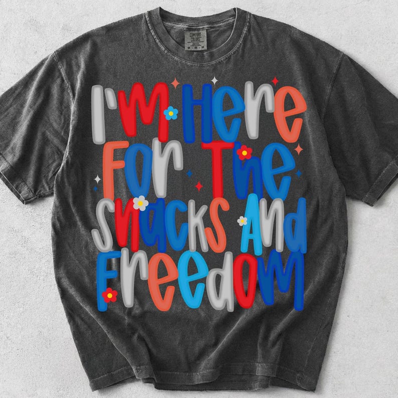 Close Up of Red White and Blue Patriotic Graphic Design Details