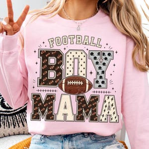 Fotbollspojkemamma PNG, sublimeringsdesign för fotbollsmamma, grafik för matchdagsportsmamma, digital nedladdning bild 8