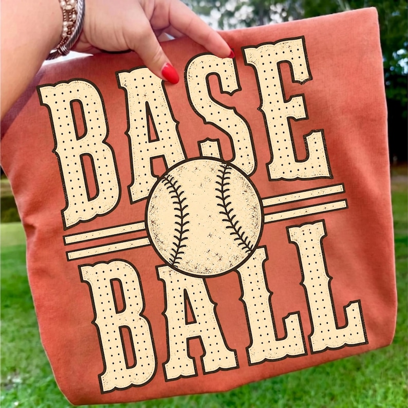 Distressed Baseball Fan Shirt Design Mockup