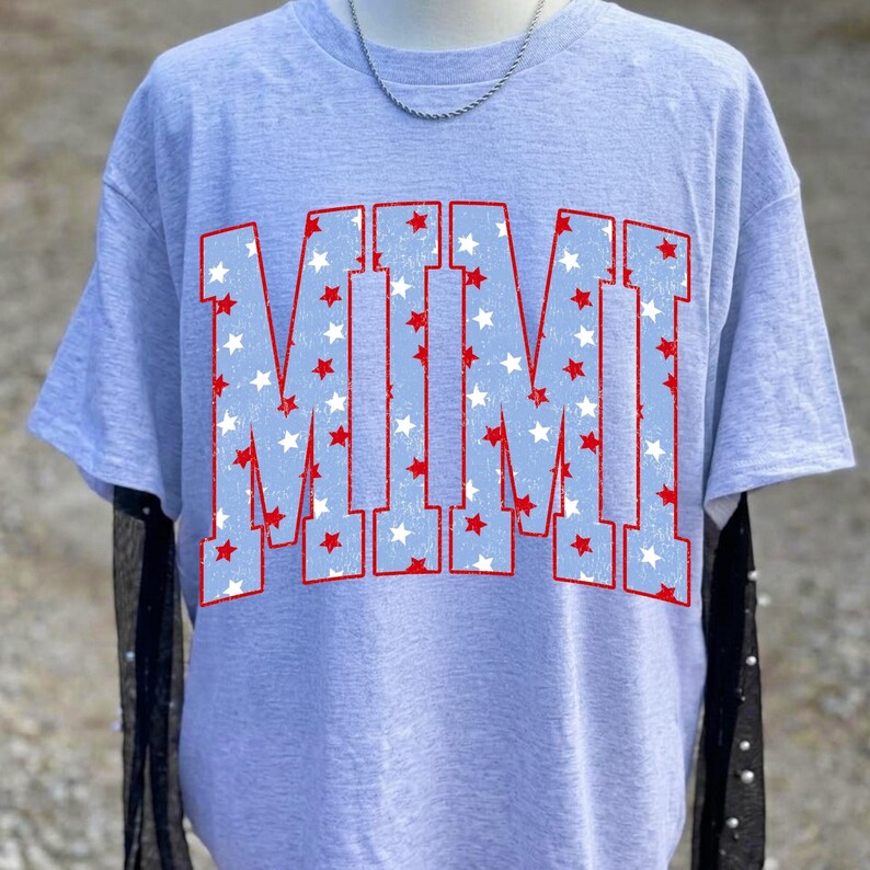 Full set of Preppy Floral 4th of July custom letters and numbers for versatile sublimation projects