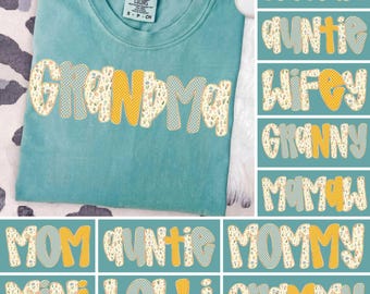 Preppy Mama Floral PNG Bundle, Coquette Leopard Mom Lolli Grandma Mommy PNG, Mothers Day Design Spring Flower Boho Sublimation