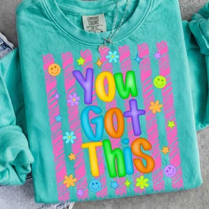 Striped Neon Test Day PNG, Matching State Testing PNG, Teacher Team Shirt Design, Rock the Test, Cute School Testing Day, STAAR Day Clipart image 2