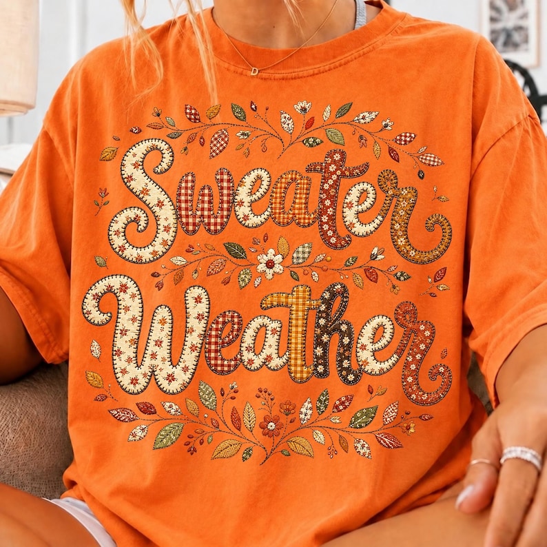 Sweater Weather design printed on a coffee mug