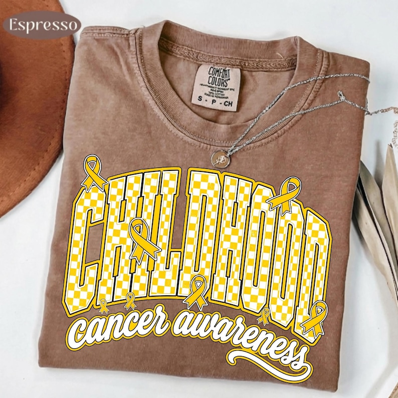 Close-up of Gold Ribbon Checkerboard Digital Download Graphic
