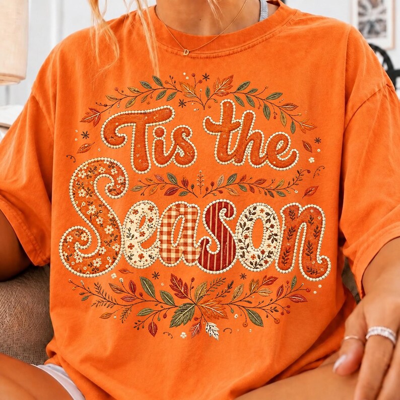 Tis The Season Autumn Shirt Mockup