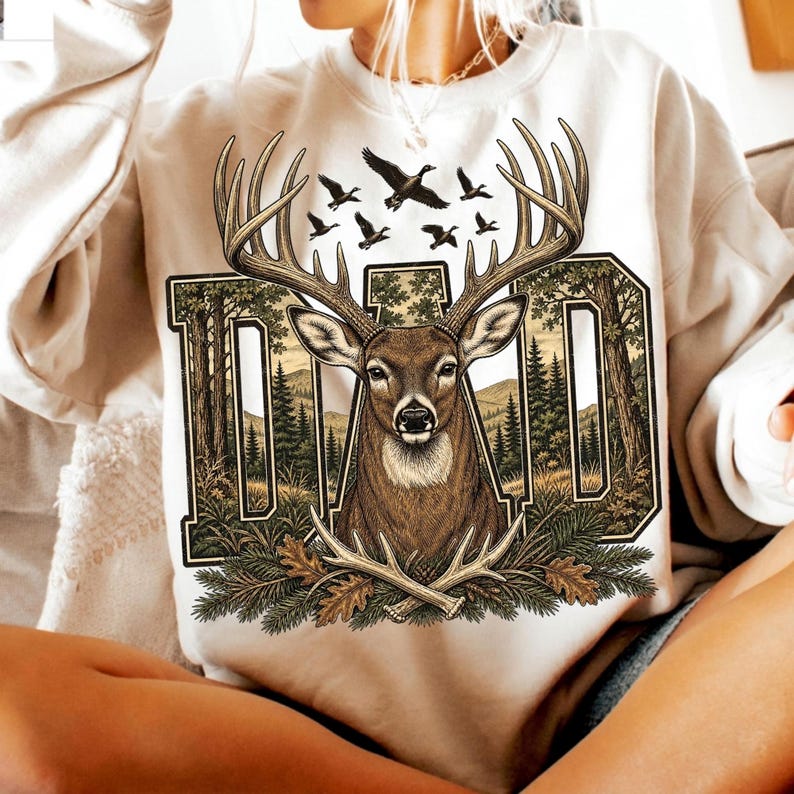 Deer Hunting Dad design printed on a rustic tumbler