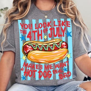 Retro amerikansk 4 juli PNG, sublimering av varmkorv för självständighetsdagen, penseldrag med stjärnor och ränder USA PNG, trendig preppy 4 juli bild 2