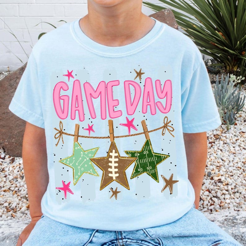 Image of Coquette Football Shirt Sublimation Design PNG, Retro Game Day Shirt Design, Preppy Football Mom PNG, Fall Football Digital Download