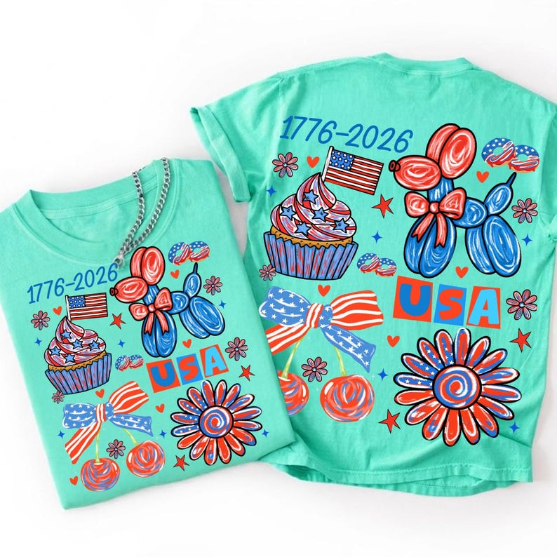 'The One Where America Turns 250 Years' PNG design for 4th of July sublimation