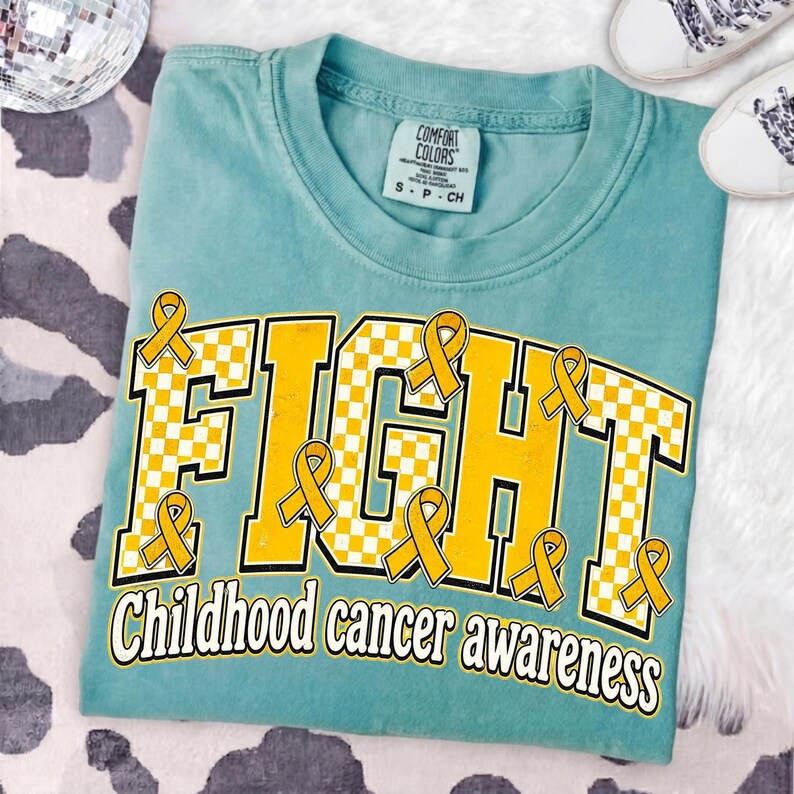 In September We Wear Gold Childhood Cancer Support Design Sample
