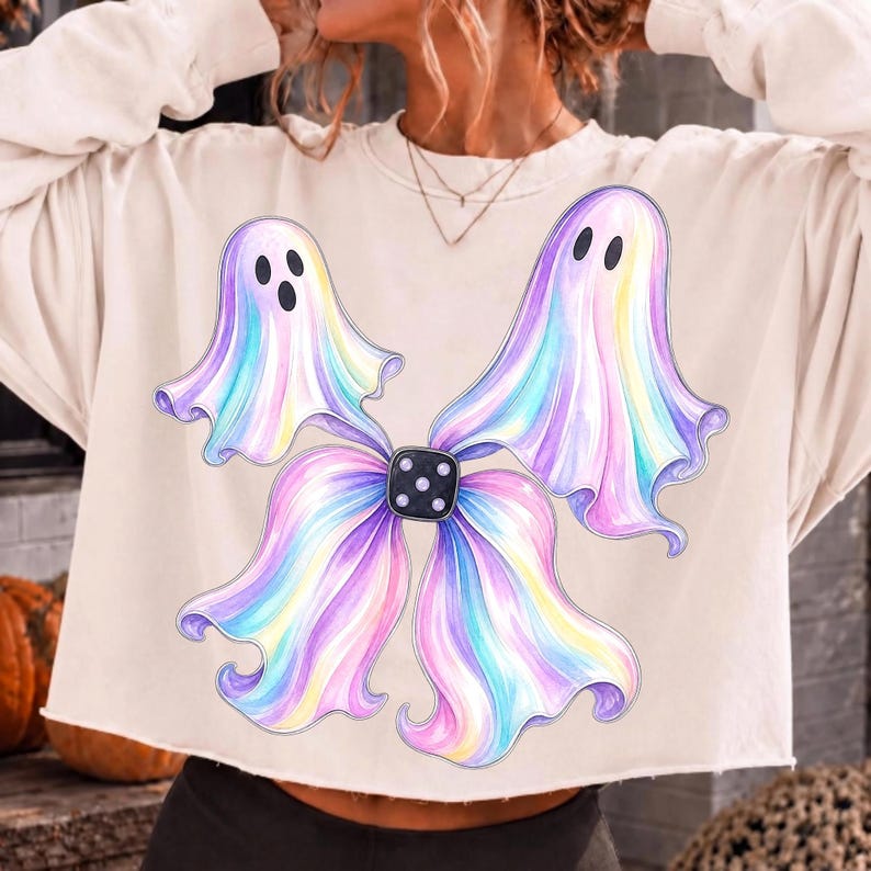 Cute Spooky Ghost Halloween Sublimation Design Mockup
