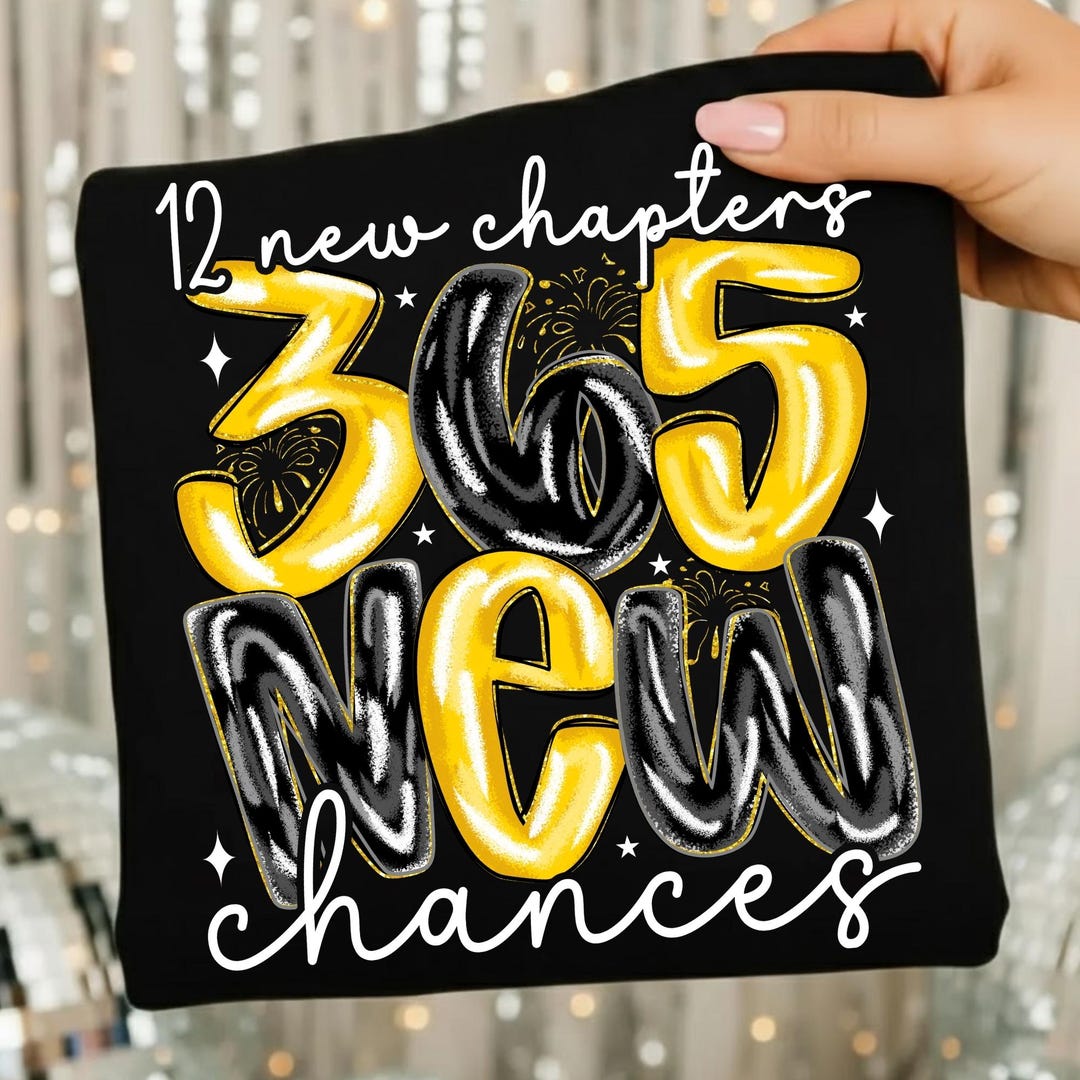 Inspirational New Year PNG: 12 Chapters 365 Chances, Preppy Pink ...