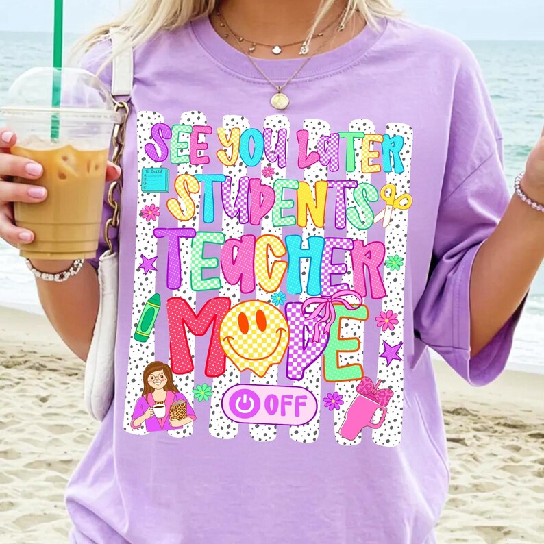 Teacher Mode Off Digital Download Bundle Elements