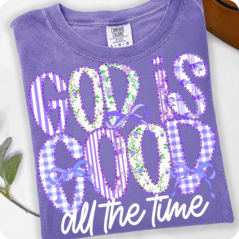 Christian Sublimation PNG Design on a Cozy Sweatshirt