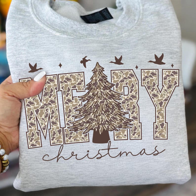 Preppy Hunting Xmas Graphic on a Mug