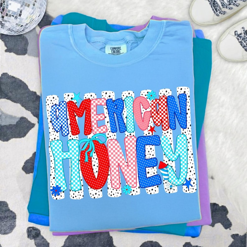 Trendy USA Mama Sublimation Design with Retro Varsity Letters