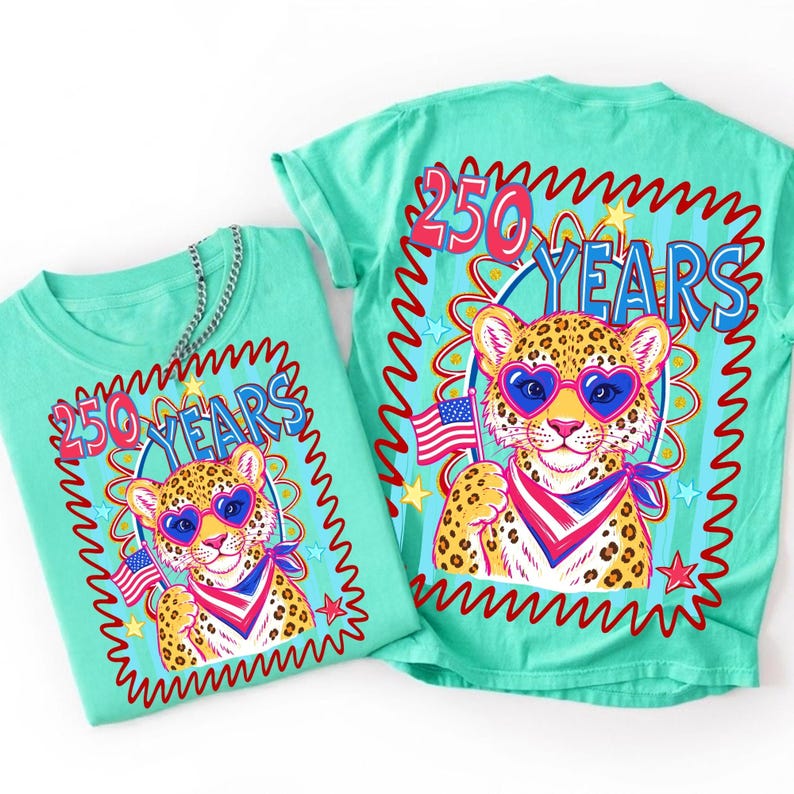 Distressed Retro USA 4th of July Sublimation Shirt Design