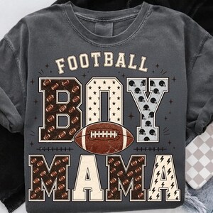 Fotbollspojkemamma PNG, sublimeringsdesign för fotbollsmamma, grafik för matchdagsportsmamma, digital nedladdning bild 4